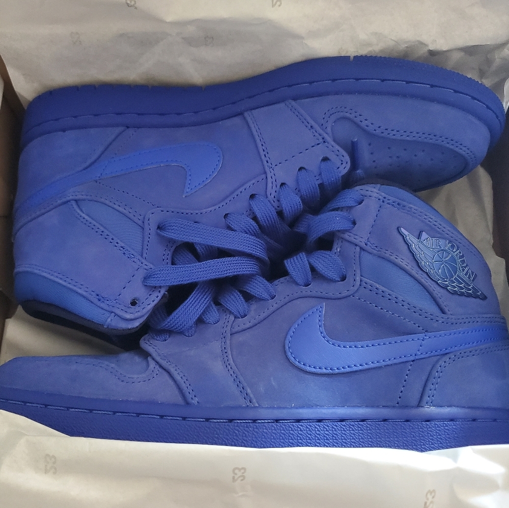 Womens Blue Void Jordan 1 High